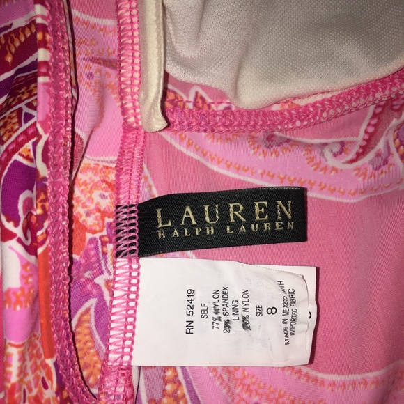 Ralph Lauren Swimsuit Top size 8 - Picture 4 of 4
